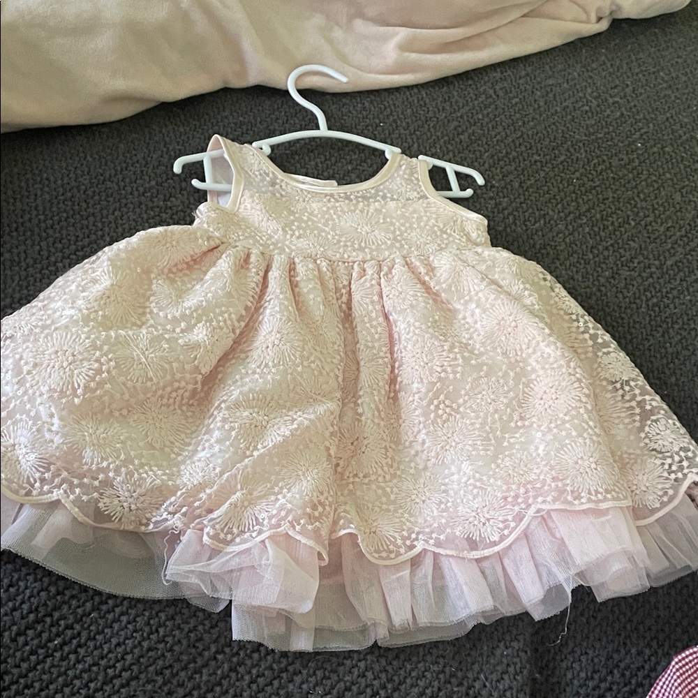 Pink Lace Baby Dress